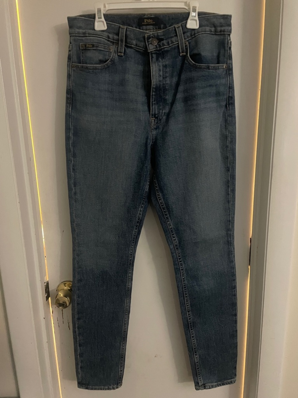 NWOT Polo by Ralph Lauren Women's High-Rise Skinny Dark Indigo Jeans Size 29
